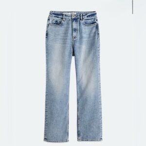 Vigoss High Rise “Mom” Straight Leg Jeans | Light Wash | Size 12